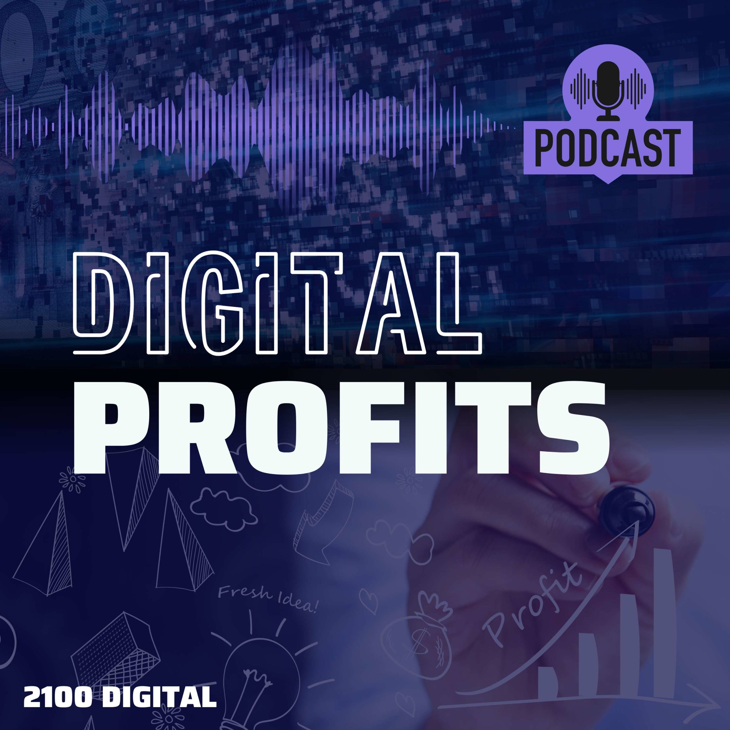 digital profits podcast cover art