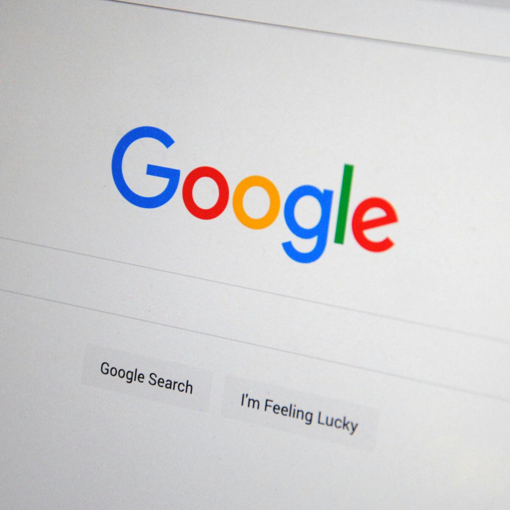 Google search homepage Google search homepage